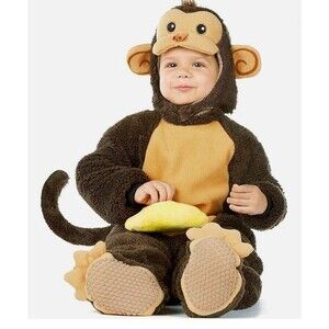 Halloween Monkey Costume Toddler, Kids Monkey Costume Size 12-18 months